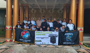 Wali Kota Metro Melepas Inassoc Club KDRT Kota Metro Yang Akan Berlaga Di Fornas Ke-7 Jawa Barat 2023