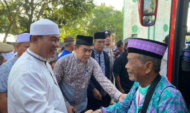 Sekda Tulang Bawang Sambut Langsung Kedatangan Jemaah Haji
