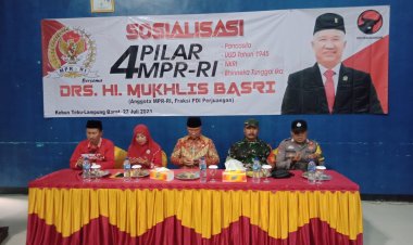 Laksanakan Sosialisasi 4 Pilar Anggota MPR RI/DPR RI di Lampung Barat Tahun 2023