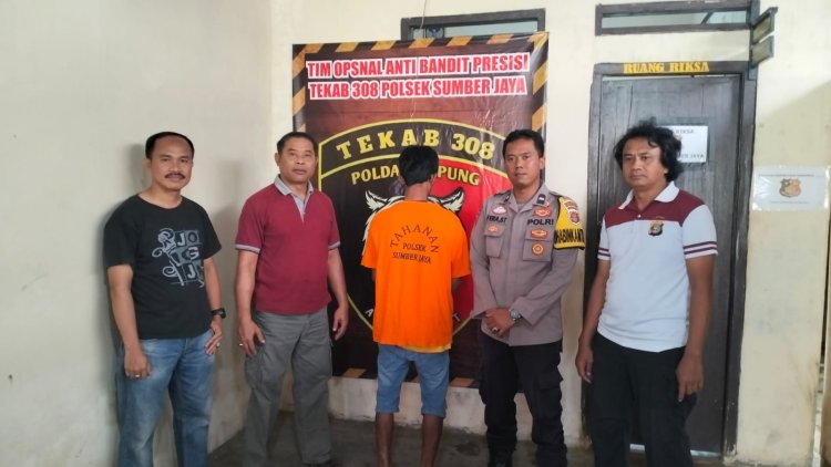 Polsek Sumber Jaya Berhasil Amankan Pelaku KDRT Terhadap Istri