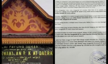 Oknum Wali Kelas SDN 182 Kota Pekanbaru Dilaporkan ke DPRD Kota Pekanbaru. Ini Sebabnya