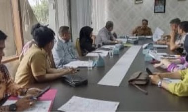 DPRD Rohil dan PMK Rohil Rapat Konsultasi Dengan Biro Hukum Setdaprov Riau