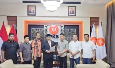 Terima SK dari DPP PKS, Afrizal Sintong - Setiawan Resmi Bacalon Bupati dan Wakil Bupati Rohil