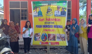 Puskesmas Simpang Kanan Laksanakan Pekan Imunisasi Nasional Secara Serentak