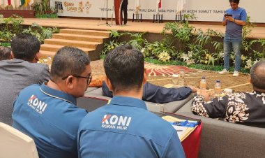 Ketua KONI Rohil Hadiri Rapat Kerja KONI Prov Riau 2024