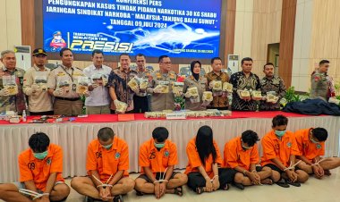 Polda Lampung Gagalkan Pengiriman 30 Kg Sabu di Tol Bakauheni, Amankan Tujuh Tersangka