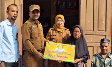 Pemkab Rohil Salurkan BLT kepada 17.500 KPM. Segini Besarannya