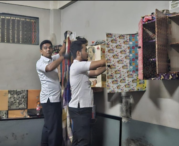 Lapas Pancur Batu Gelar Razia Rutin Kamar Hunian WBP