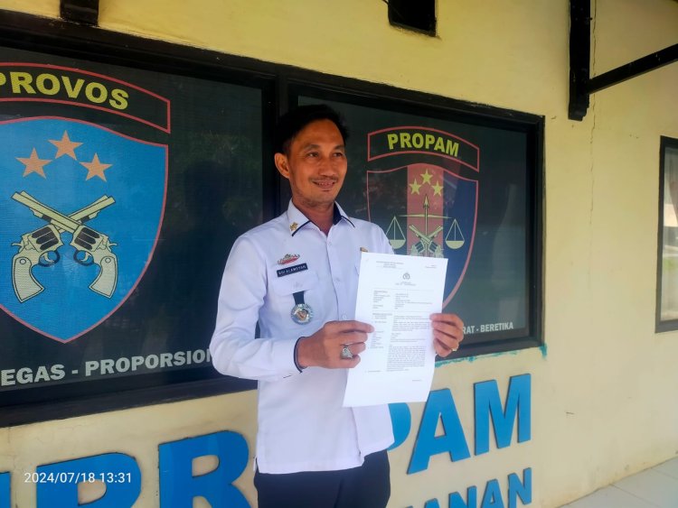 Camat Buay Bahuga, Merasa Terancam di Datangi Oknum Polisi, Lapor Propam
