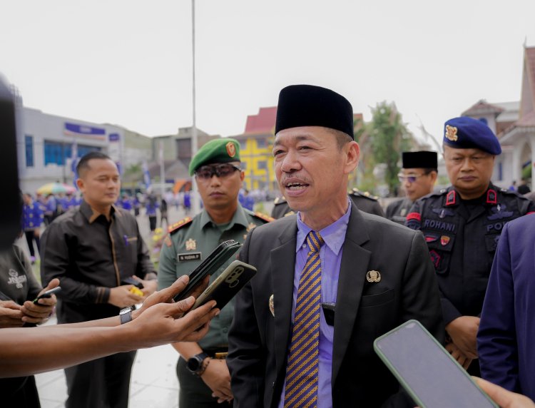 Bupati Rohil Paparkan Pembangunan Jalan, Akan Dikerjakan Tahun 2025