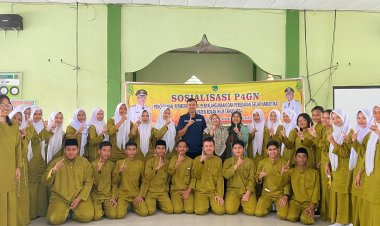 Badan Kesbagpol Rohil Gelar Sosialisasi P4GN di SMAN 1 Bagan Sinembah