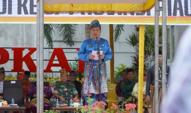 Pemkab Rohil Gelar Upacara Peringati HUT ke-67 Provinsi Riau