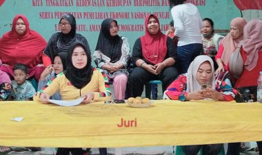 Perlombaan Senam Aerobik di Kepenghuluan Bagan Manunggal, Meriahkan HUT RI ke-79