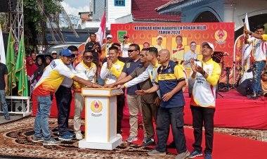 Bupati Rohil Buka Kejurkab KONI Rohil, Targetkan Peringkat III pada PORPROV 2026