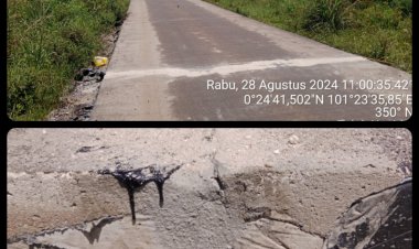 Inilah yang Dilakukan Dinas PUPRPKPP Riau Melalui Komtraktor, Diduga Tuk Kelabaui Publik