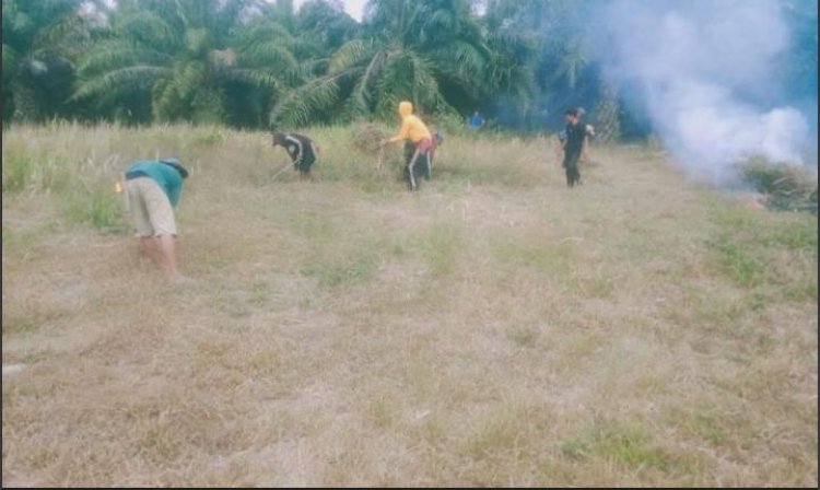 Pemerintah Kampung Banjar Ratu, Laksanakan Gotong Royong Sambut HUT RI ke-79