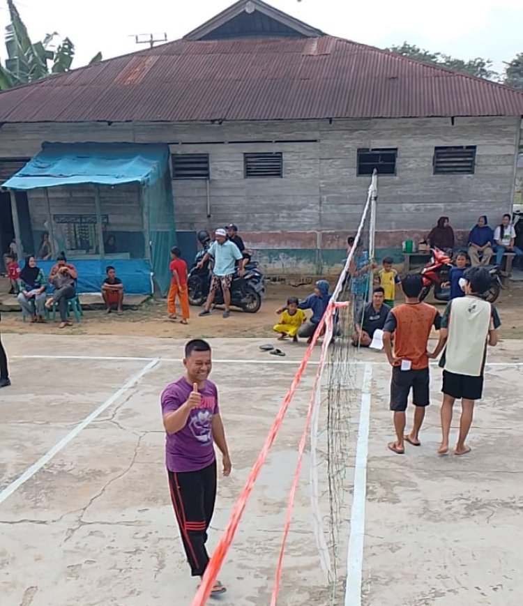 Bola Volli Putra-Putri Akhiri Perlombaan, Sambut dan Meriahkan HUT Kemerdekaan RI