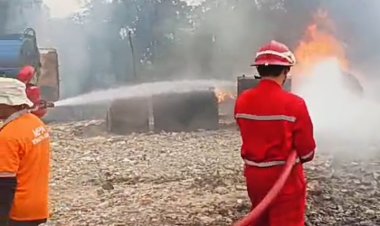Buntut Kebakaran Gudang BBM, LSM Gakorpan Minta Kapolda Riau Copot Kapolresta Dumai