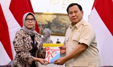 Persiden RI Prabowo Subianto Terima Ikhtisar Hasil Pemeriksaan Semester IHPS Tahun 2024