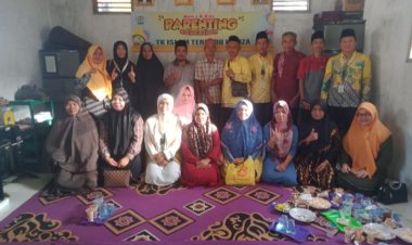 TK Islam Terpadu Hafisa Gelar Syukuran dan Manasik Haji/Umrah di Desa Cenaku Kecil