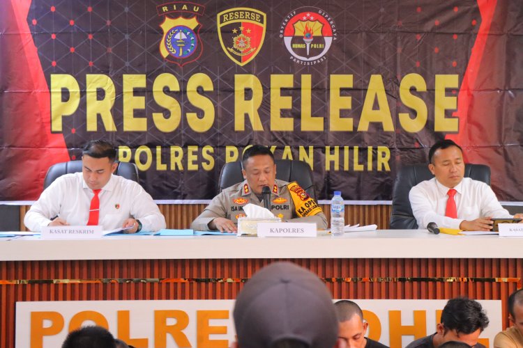 Kapolres Rohil Ungkap 452 Kasus dan Tangkap 503 Tersangka Sepanjang 2024