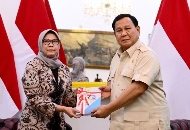 Persiden RI Prabowo Subianto Terima Ikhtisar Hasil Pemeriksaan Semester IHPS Tahun 2024