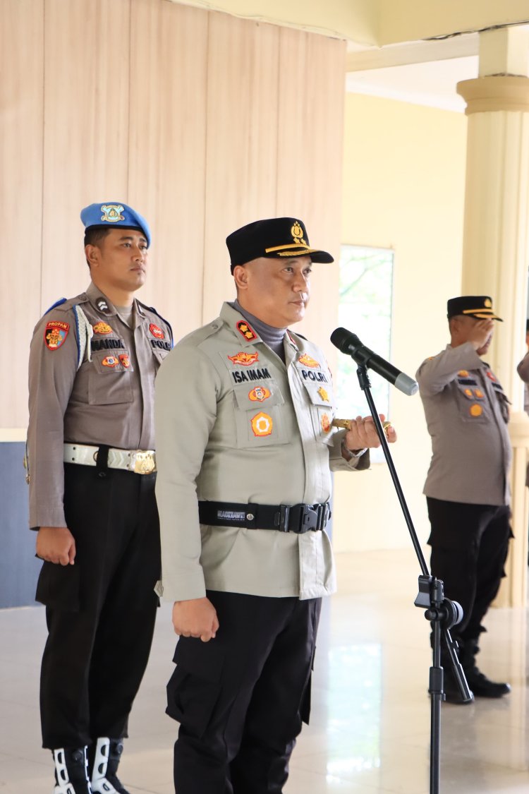 Kapolres Rohil Pimpin Upacara Serah Terima Jabatan
