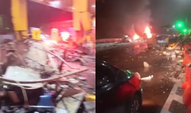 Kecelakaan Maut Di Pintu Tol Jagorawi Bogor, Memporak Porandakan Pintu Tol Jagorawi 6 Meninggal