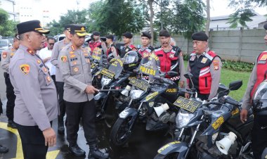 Hadapi Bulan Puasa Ramadhan 2025, Kapolres Metro Tangerang Kota Cek Randis Patroli