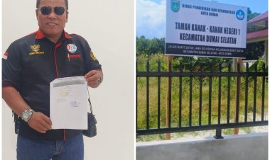 Bangunan USB TK Negeri Dumai Selatan Dinilai Tak Sesuai Spesifikasi