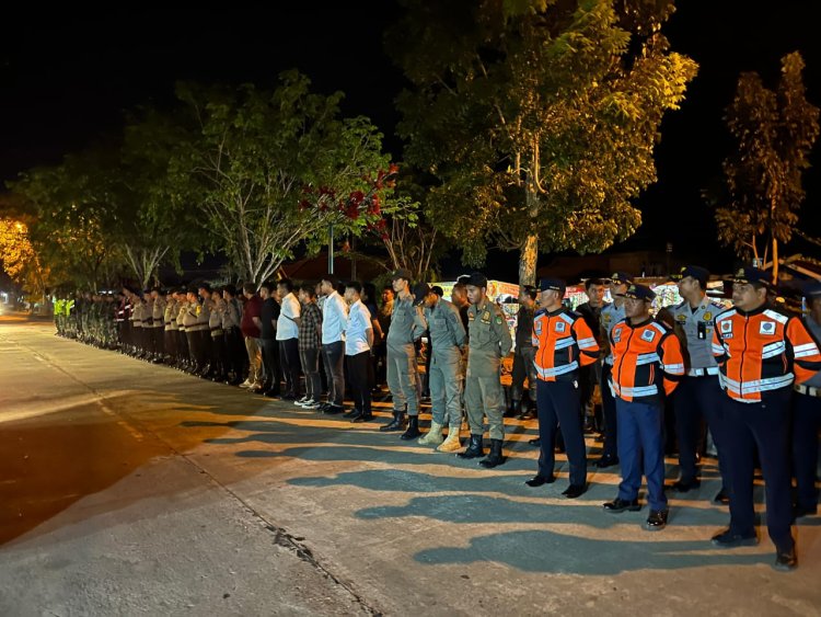 Polres Rohil Turunkan 133 Personel Gabungan, Amankan Pleno KPU