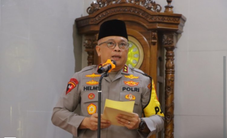 Kapolda dan Wakapolda Lampung Hadiri Peringatan Isra Mikraj 1446 H di Masjid Al-Ikhlas Polda Lampung