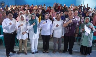 Sosialisasi Program Makan Bergizi Gratis di Gor MTs Al Istiqomah Rohil