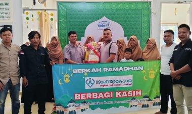Peringati HUT ke-4 Penuh Berkah, Jajaran Redaksi Media identikPos.com Berbagai Kasih di Bulan Ramadhan