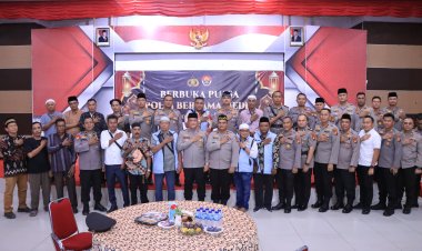 Polres Rohil Gelar Buka Bersama Ramadhan 1446 H, Perkuat Sinergi dengan Media
