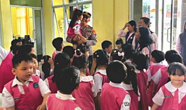 Polsek Bagan Sinembah Sambut Kunjungan TK Ananda, Edukasi Anak Tentang Peran Polisi