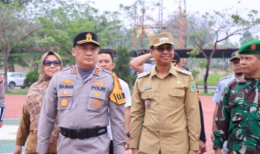 Kapolres Rohil Pimpin Apel Gelar Pasukan Operasi Ketupat Lancang Kuning Tahun 2025