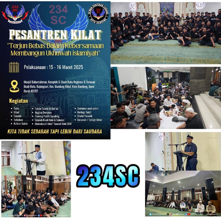 Ormas 234 SC Kota Bandung Sukses Gelar Pesantren Kilat Ramadhan