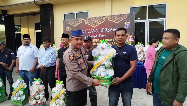 Kapolsek Bagan Sinembah, Gelar Buka Puasa Bersama Awak Media Pererat Silaturahmi