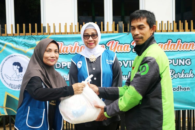 IWAPI Lampung Kembali Bagi Berkah ke Pengendara Ojol dan Keluarga Ekonomi Terbatas
