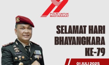 Ucapkan Selamat HUT Bhayangkara ke-79, Kepala BNNK Lampung Selatan:  Polri Untuk Masyarakat.