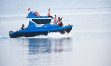 Apresiasi Kapal Buatan Polbeng, Bupati Rohil Dorong Kerjasama Dukung Armada Pesisir