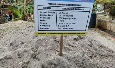 Pembangunan Semenisasi Jalan di Bhayangkara Jaya Diduga Asal Jadi, Warga Soroti Potensi Korupsi