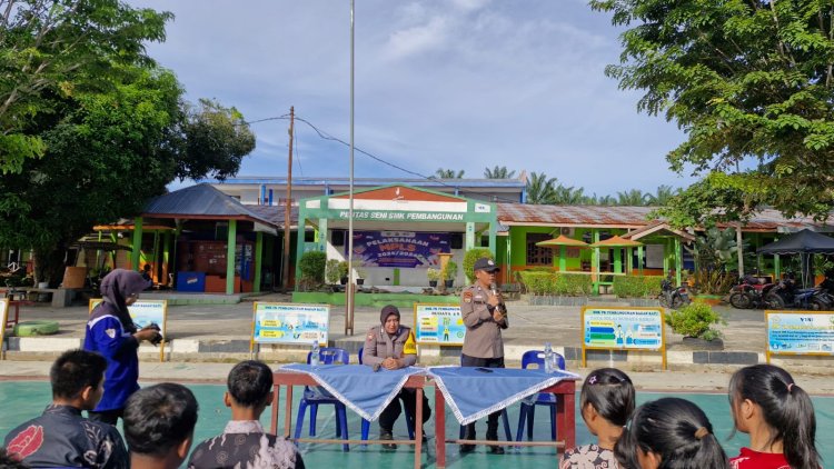 Polsek Bagan Sinembah Adakan Penyuluhan, MPLS di SMKS Pembangunan Bagan Batu
