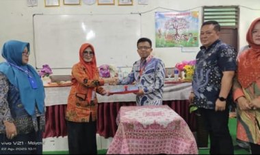 Dinas Pendidikan Lampung Selatan Ganti Kepala Sekolah SMPN 3 Jati Agung