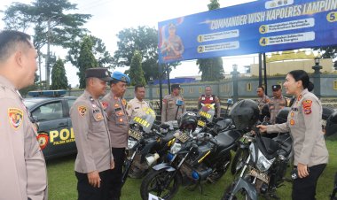 Pastikan Sarana dan Prasarana, Kapolres Lamtim Cek Randis