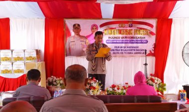 Kapolres Kukar Tekankan Sinergi dan Komunikasi Dalam Kunjungan Kerja ke Polsek Kembang Janggut