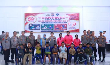 Sambut Hari Bhayangkara ke-80, Polres Lampung Timur Gelar Berbagai Rangkaian Bakti Kesehatan Gratis