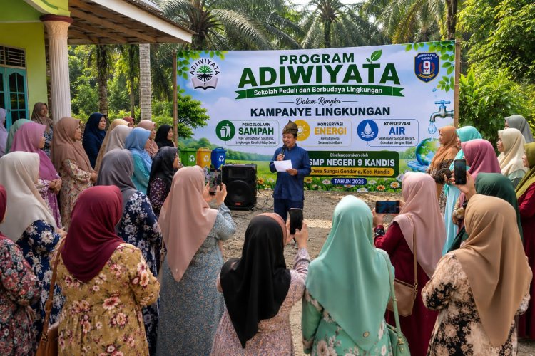 SMP Negeri 9 Kandis Menuju Adiwiyata Nasional 2026  Membangun Generasi Peduli dan Berbudaya Lingkungan