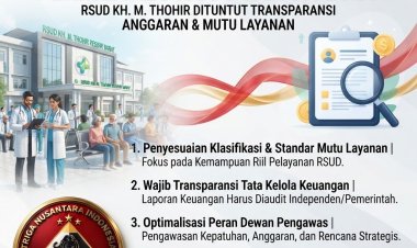Tuntutan Transparansi Anggaran dan Peningkatan Mutu Layanan di RSUD KH. M. Thohir Pesisir Barat
